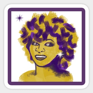 Tina turner star Sticker